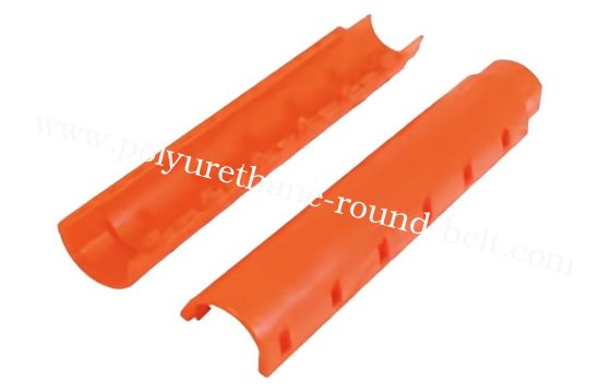 Underwater Pu Subsea Cable Protection Red Color