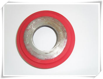 Any Size Any Color Oil Resistant Aging Resistant   Polyurethane Wheels Coating with Iron Core